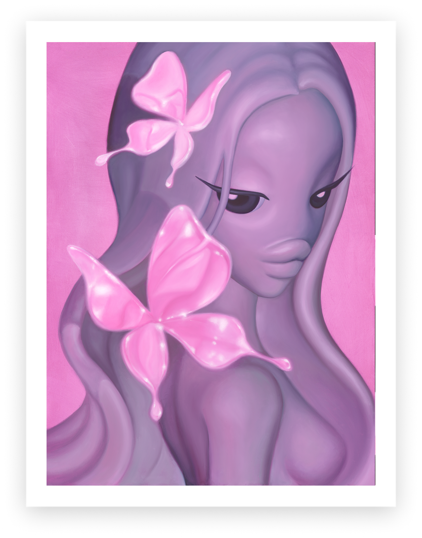 MISS FLUTTERBY Giclée Fine Art Print