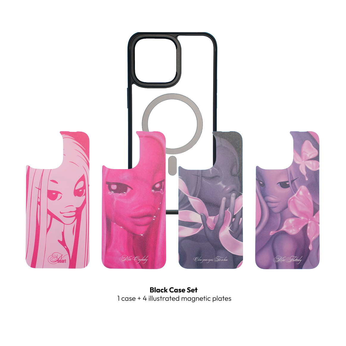 ”THE MISSED“ Switchable Magnetic iPhone Case Set